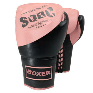Gants de compétition de boxe professionnels | Gants à lacets en cuir d'origine pour les combattants professionnels, qualité supérieure durables et confortables - Product Image 3