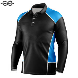 Polo de golf en polyester 100% coton personnalisé pour homme, en toile avec logo brodé et motif solide, pour le sport, par sublimation - Product Image 4