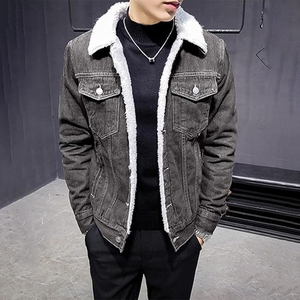 Chaqueta vaquera elegante para hombre, la mejor calidad, alta comodidad, nueva llegada, chaqueta de invierno de manga larga, último estilo, técnicas lavadas desgastadas - Product Image 2