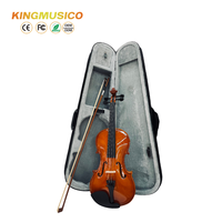 Student Violin 4/4 3/4 Solid Wood Acoustic Violin for Beginner and Music School