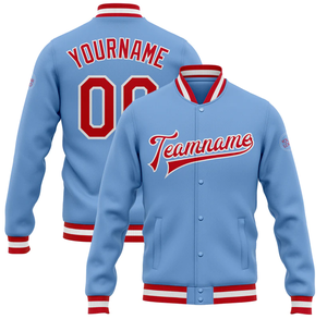 Chaquetas Letterman 100% poliéster Varsity Baseball Bomber chaqueta Casual Wear abotonado Cierre Otoño - Product Image 5