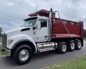 ¡Lo Mejor! Camión Volquete Usado Kenworth T880S Tri Axle 2024 con Transmisión Rápida - Paccarr 6 Velocidades Allison Automático, ¡LISTO PARA ENVIAR a Todo el Mundo! - Product Image 2