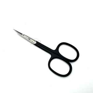 Pinzas para cejas de acero inoxidable mate negro profesional con logotipo personalizado, pinzas inclinadas afiladas ligeras reutilizables ecológicas - Product Image 4