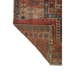 Alfombra de Lana Kiaan de Gran Tamaño, Color Rojo Naranja, Anudada a Mano, con Medallón Rectangular, para Pasillo, Entrada, Hogar -Paem-1326 9x12 - Product Image 5