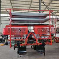 Machine de repiquage de semis de tomates, piments, oignons et pommes KAFAN, tractée par tracteur, avec composants de valve mécanique