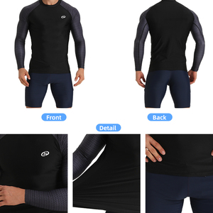 Pantalones cortos de malla ligeros de secado rápido de doble capa de Color con logotipo personalizado para hombre, pantalones cortos informales con cordón de cinco puntos holgados - Product Image 3