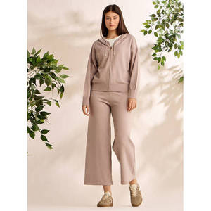 110 Apparel Women's Plain <b>Zip</b> Hoodie Full <b>Zip</b> <b>Hooded</b> Sweatshirt Long Sleeve Solid Casual Regular Fit Basic Layering - Product Image 2
