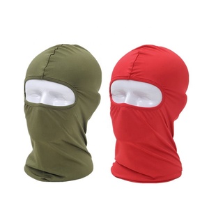 Balaclava pour homme de haute qualité, respirante, couleur unie, impression de logo personnalisé, balaclava personnalisée pour casque de moto - Product Image 3