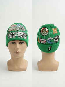 หมวกบีนนี่แฟชั่นสตรีทแวร์ลายแจ็คการ์ดสุดฮิต ตกแต่งด้วยปักลาย สำหรับทุกเพศ - Product Image 4