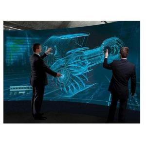 หน้าจอฉายภาพแบบใช้มือดึงลงด้วยคริสตัลใสระดับมืออาชีพขนาด100นิ้วพร้อมแผ่นรองสีดำเพื่อให้ได้ภาพที่สมบูรณ์แบบ - Product Image 1