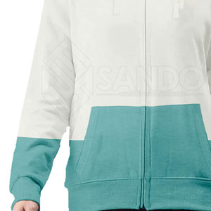 เสื้อฮู้ดซิปผู้หญิงไซส์ใหญ่ น้ำหนักเบา สำหรับฤดูหนาว ผ้าฝ้าย 100% โลโก้ด้านหน้า สวมใส่สบาย ระบายอากาศได้ดี เหมาะสำหรับใส่ลำลอง - Product Image 6