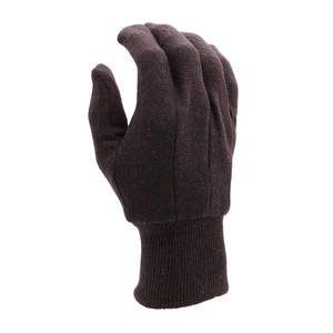 Top Quality Best Selling Brown Jersey Glove Reusable Breathable Hand Protection UV Safety High <b>Sale</b> Working Gloves - Product Image 4