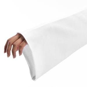 Suéter suave en blanco para mujer de alta demanda Sudadera con mangas acampanadas Jersey blanco Cuello redondo Sudadera corta en blanco - Product Image 6