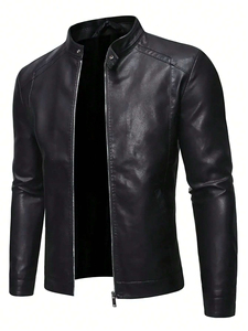 เสื้อแจ็กเก็ตหนังขี่มอเตอร์ไซค์สำหรับผู้ชาย, เสื้อแจ็คเก็ตหนังแท้ caffe RACER สำหรับขี่มอเตอร์ไซค์ - Product Image 2