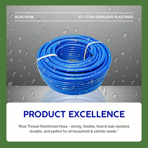 Manguera de PVC reforzada azul personalizada de 3/4 pulgadas, 50m, 100m, fuerte, flexible y duradera, adecuada para jardinería, agricultura y uso multiusos - Product Image 6
