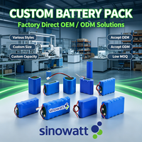 Pack de batteries personnalisé 18650 Li-Ion OEM 12V 18V 24V 36V 48V 60V 72V 10Ah 20Ah 30Ah 45Ah 18650 Lithium-Ion Li-Ion