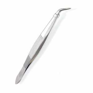 Pinces Adson personnalisées pour collège dentaire, pinces à épiler avec pointes angulées, alimentation manuelle pour utilisation chirurgicale, instruments chirurgicaux - Product Image 1