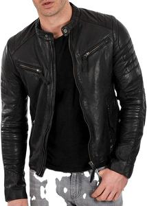 Vestes en cuir tendance, nouvelle collection, vente en gros, sur mesure, logo personnalisé, haute qualité, cuir de vachette véritable, pour hommes - Product Image 5