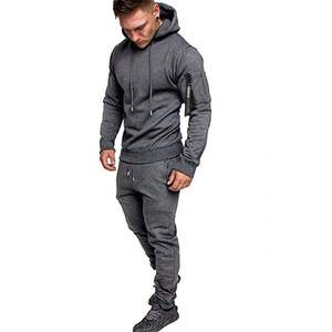 Custom Fitness <b>Mens</b> Pullover <b>Jacket</b> Gym Pant Jogging Sets 13 Colors Plain <b>Men</b> Tracksuit Sweatshirts <b>Men's</b> Hoodies Set - Product Image 5