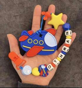 Venta al por mayor de animales de grado alimenticio varilla pequeña de silicona artículos para niños regalo de enfermera mordedura ovejas mordedor bebé silicona CE - Product Image 6