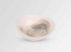 Bol biologique en résine blanche sculpté ensemble de bols de service jetables non revêtus écologiques cadeau d'affaires de Style américain maison - Product Image 4