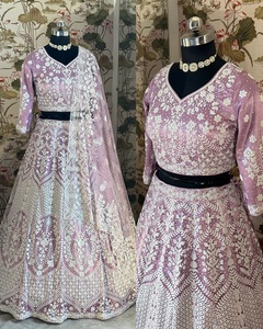 Indian Pink Stylish Elegant Fancy Ethnic Premium Quality Lehenga Choli Most Trendy Stunning Royal Look Lehenga Most Selling - Product Image 4