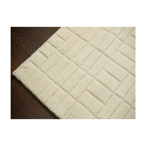 Tapis Boho moderne fait à la main de qualité supérieure Chemin de laine tissé à la main animé avec motif géométrique en peluche lavable pour un usage domestique - Product Image 1