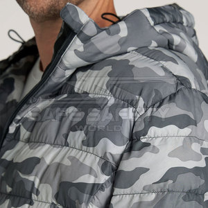 Vestes en peluche pour hommes de haute qualité fabriquées au Pakistan Conception personnalisée Vêtements d'hiver Col montant-Traitement fini en gros - Product Image 2