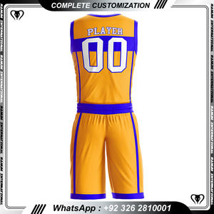 Camiseta de baloncesto de alta calidad superventas pantalones cortos de baloncesto uniformes de baloncesto - Product Image 4