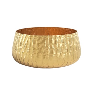 Decorative Table Top Decoration <b>Metal</b> Decorative Gold Fruits <b>Bowl</b> American Design Serving Salad <b>Mixing</b> <b>Bowl</b> Handmade Customized - Product Image 1