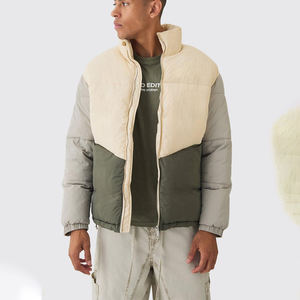 Chaqueta Acolchada con Capucha de Moda Urbana, Estilo Casual Deportivo de Invierno para Hombre, Chaqueta de Lona Personalizada OEM - Product Image 4