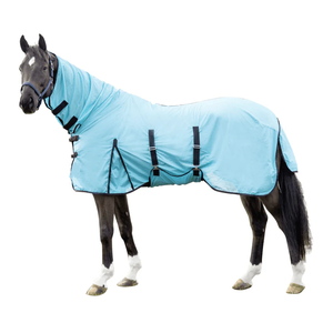 Cómoda sábana ligera para moscas para caballos Malla transpirable Ideal para uso en verano y protección al aire libre - Product Image 4