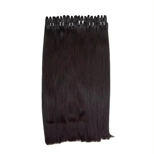 Vente en gros d'usine Cheveux indiens Vague naturelle Tresses au crochet et locs 4B 4C Extensions de cheveux humains bouclés - Product Image 3