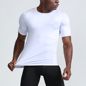 Wholesale Lightweight <b>Men's</b> Gym <b>T</b>-<b>Shirts</b> Quick Dry Short Sleeve Compression <b>Shirt</b> Breathable Sports <b>T</b>-<b>Shirt</b> - Product Image 5