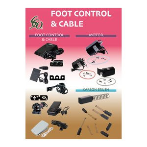 202099008 Pied presseur de 9 mm pour machine à coudre domestique, pièces détachées fabriquées à Taïwan - Product Image 6