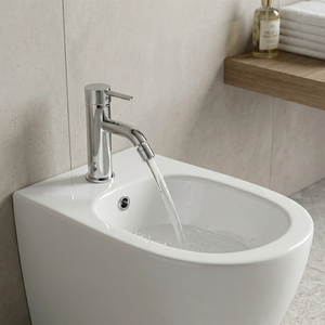 Miscelatore Bidet Cromato della Collezione Fiemme con Aeratore Koricini - Product Image 5