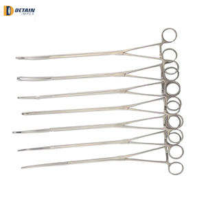 เครื่องมือผ่าตัด VATS thoracoscopic เครื่องมือผ่าตัดแบบโค้งและตรงชุดกรรไกร sutur เครื่องมือทางการแพทย์พื้นฐานของเครื่องมือผ่าตัด - Product Image 6