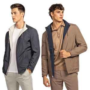 Veste coupe-vent avec cordon de serrage, logo personnalisé, camouflage, revêtement, printemps, haute couture, manches longues, unisexe, imperméable, devant - Product Image 1