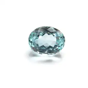 Custom Size Blue Aquamarine Nano Gemstones Oval Shape Aquamarine Loose Gemstones For Jewelry At Wholesale Prices From India