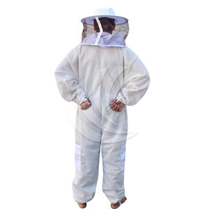 Combinaison d'apiculture ventilée de qualité supérieure, tenue de travail protectrice intégrale durable avec voile de protection pour usage professionnel en apiculture - Product Image 4