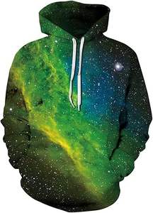 Sudaderas con capucha informales de invierno para hombre Color sólido 100% algodón Ajuste regular Ropa de moda ecológica de secado rápido - Product Image 3