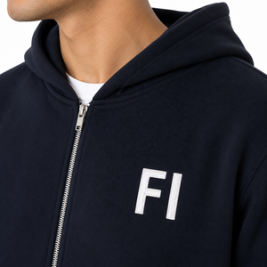 Sweat-shirts épais en coton pour hommes, sweats à capuche zippés à épaules tombantes et ensemble de survêtement court unisexe pour le sport, le fitness et le jogging B2B USA - Product Image 5