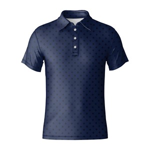 Camiseta de Golf para Hombre, Antiarrugas, Jersey Sólido de Poliéster y Spandex, Absorbe la Humedad, Logotipo Personalizado, OEM Vietnam - Product Image 6
