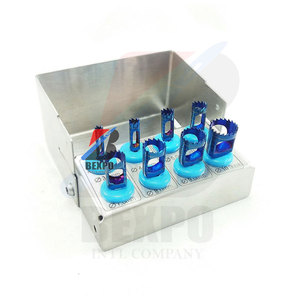 El último kit Dental Burs Trephine 8 PCs Herramientas para la extracción de dientes expertos e instrumentos de cirugía de implantes - Product Image 3