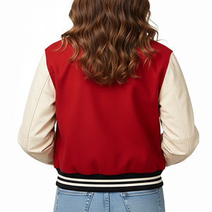 Veste universitaire de haute qualité, streetwear de qualité supérieure, 100% coton, veste universitaire en laine, vêtements d'hiver, veste universitaire de baseball - Product Image 3