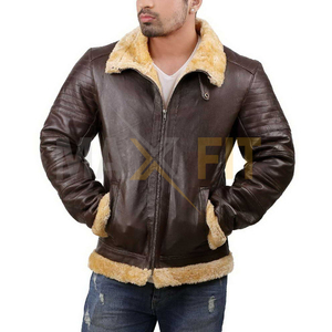 MAXFIT ENTERPRISES Chaquetas de Cuero Clásicas para Hombre Profesional de Calidad Caliente Nuevo Diseño Transpirable para Temporada de Invierno - Product Image 1
