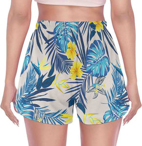 Shorts de Playa para Mujer con Logotipo y Diseño Personalizados - Alta Calidad, Corte Regular, Transpirables, de Secado Rápido con Estampado - Product Image 2