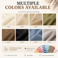 Tissu en mélange de rayonne et de lin, doux et respirant, pour vêtements et robes d'été (vente en gros)