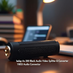 อิดาป อู 200 แบล็ค ออดิโอ วีดีโอ สปลิตเตอร์&ตัวแปลง 11853 ตัวเชื่อมต่อเสียง - Product Image 3