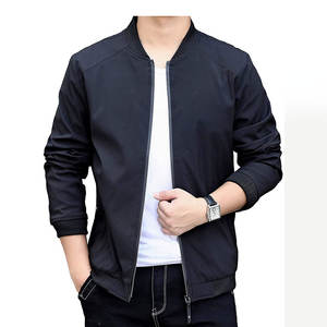 Veste personnalisée pour homme, style streetwear décontracté, coupe-vent, tendance, style laine, col montant, broderie, service OEM - Product Image 2